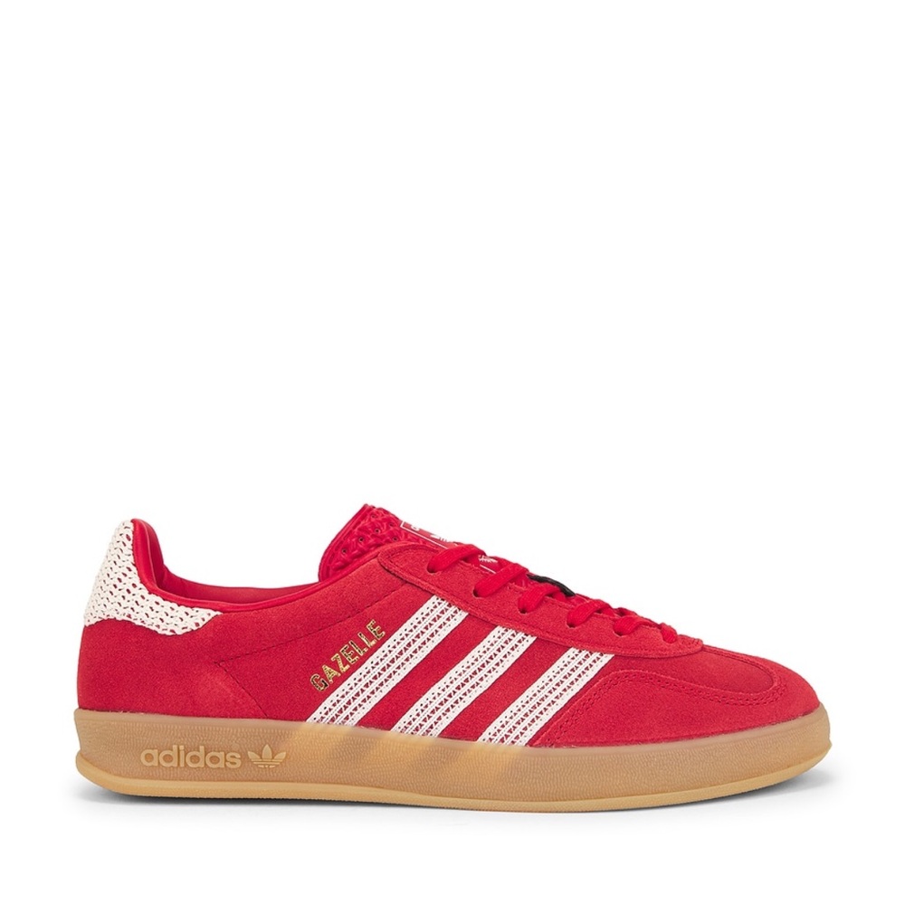 Adidas gazelle indoor Red and White Sneakers